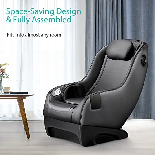 Poltrona da massaggio Aspria, poltrona da massaggio elettrica shiatsu con Bluetooth, massaggio ad aria compressa toccando, completamente assemblato, poltrona relax, sedile da massaggio ergonomico salvaspazio per la casa e l'ufficio - Image 3