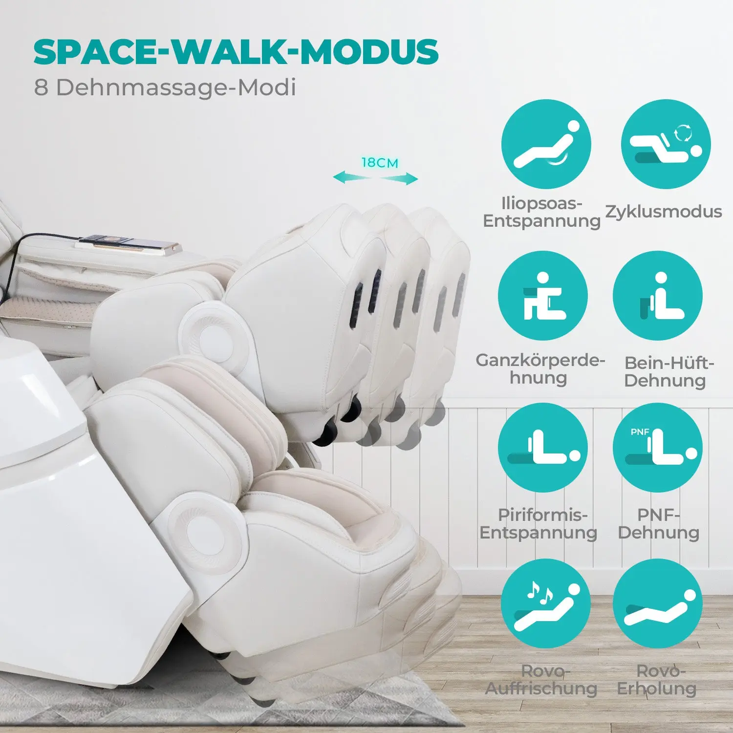 Poltrona massaggiante NAIPO Space Walk - Image 3