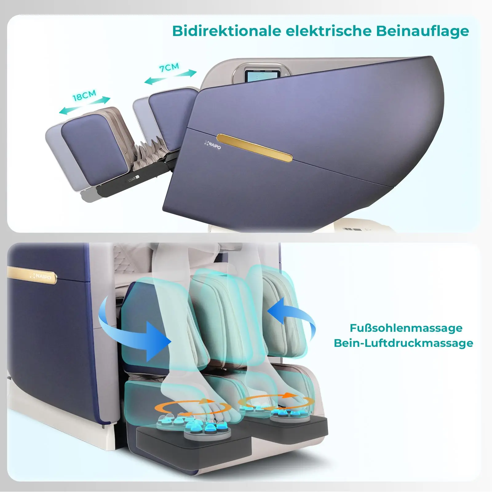 Poltrona massaggiante NAIPO SkySuite con AI - Image 9