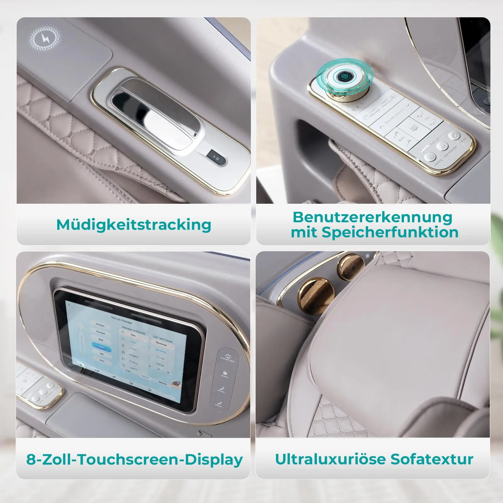 Poltrona massaggiante NAIPO SkySuite con AI - Image 8