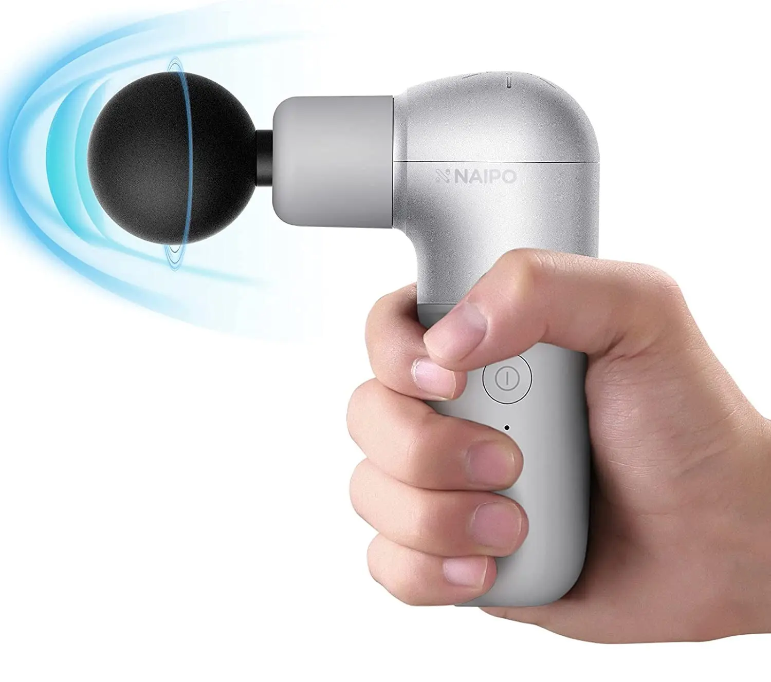 NAIPO® Mini Pro - pistola da massaggio, compatta e potente, 5 livelli di intensità, inclusi 4 accessori - Image 16