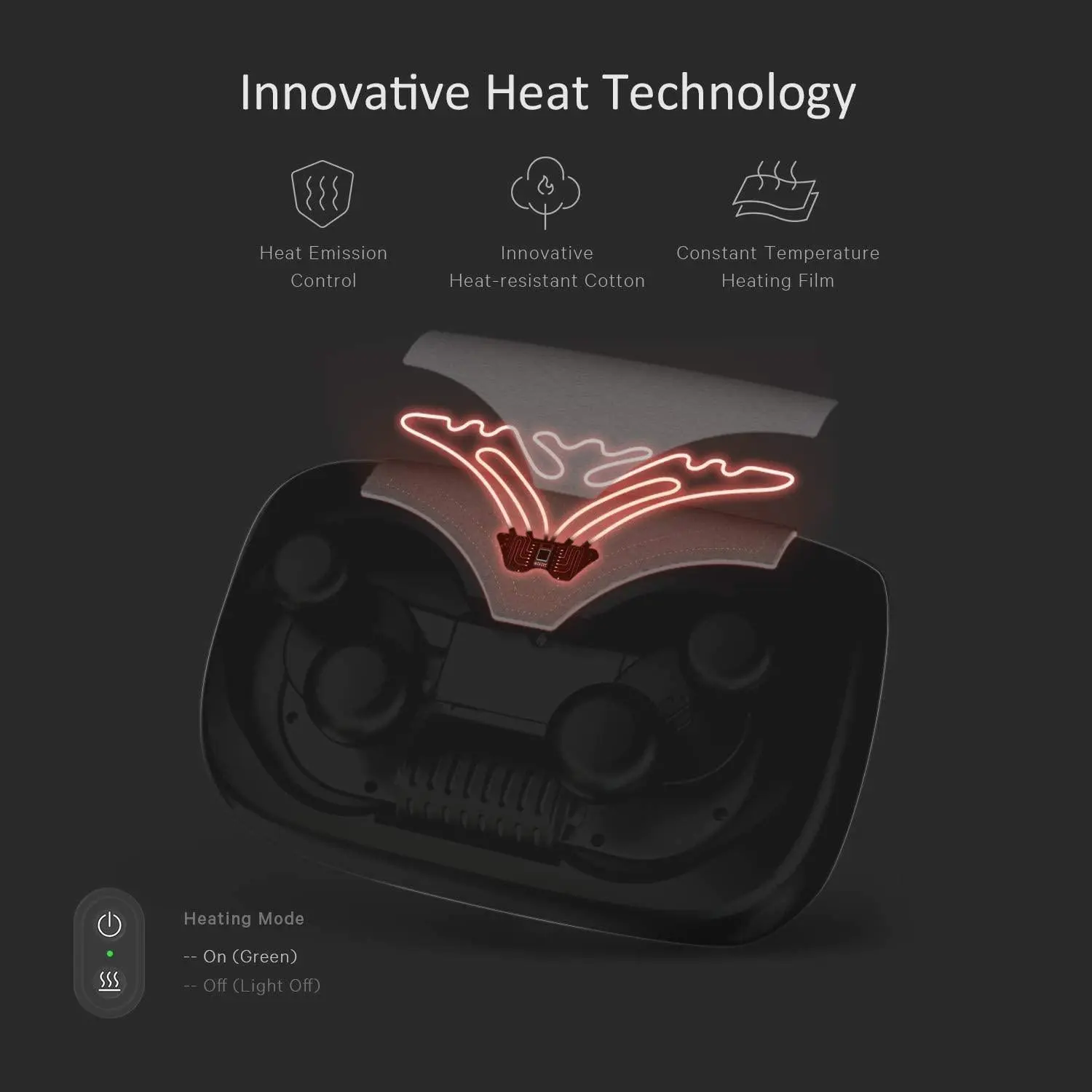 Cuscino massaggiante NAIPO oPillow™ Shiatsu, con funzione batteria e calore - Image 14