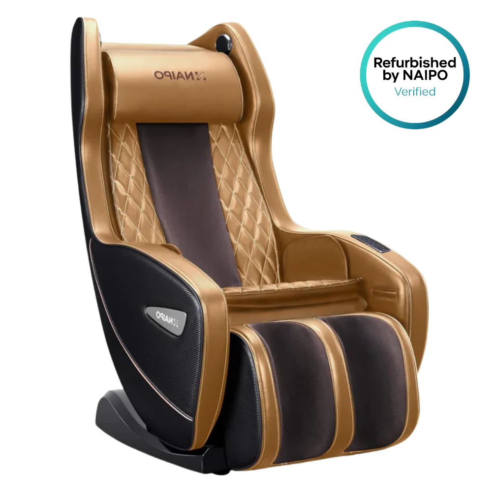 Poltrona massaggiante NAIPO Premium, premio di design, Bluetooth, funzione reclinabile, salvaspazio, usata/ricondizionata - Image 16