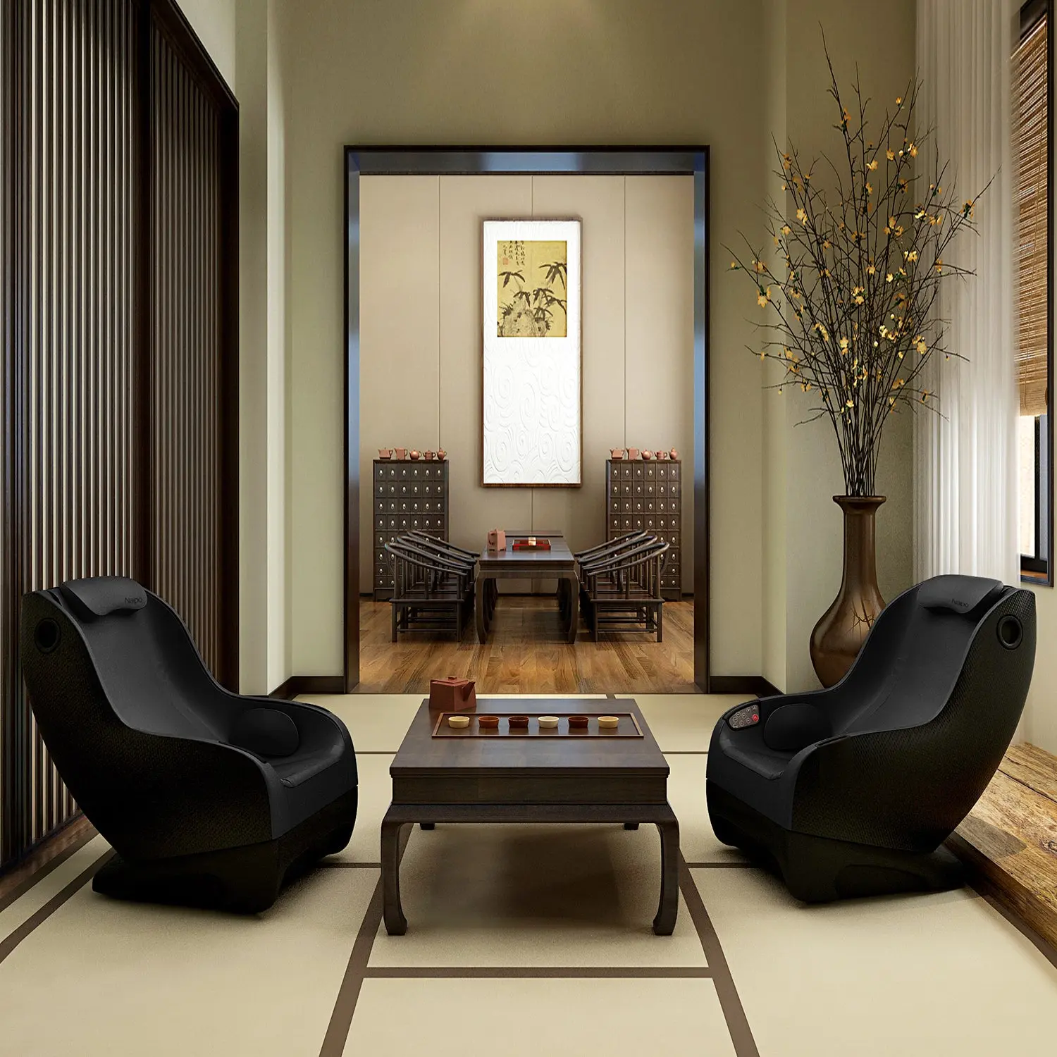 Poltrona massaggiante Shiatsu NAIPO modello A SpaceSaver - Image 9