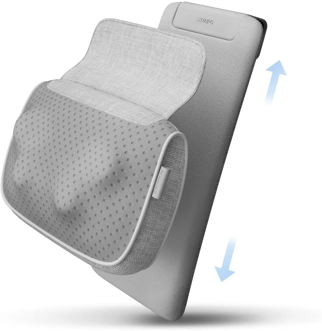 Cuscino massaggiante Naipo oPillow Shiatsu - Dispositivo riscaldante per il massaggio del collo e della schiena con funzione impastatrice. - Image 8