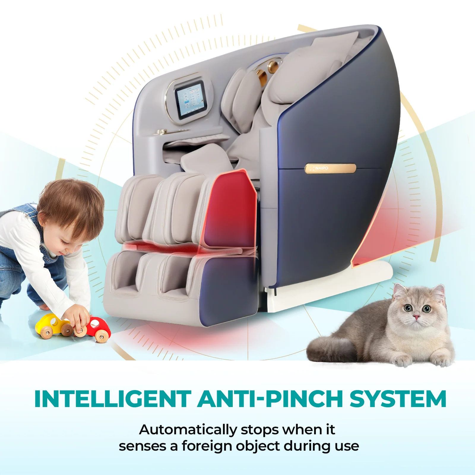 Poltrona massaggiante NAIPO SkySuite con AI - Image 3