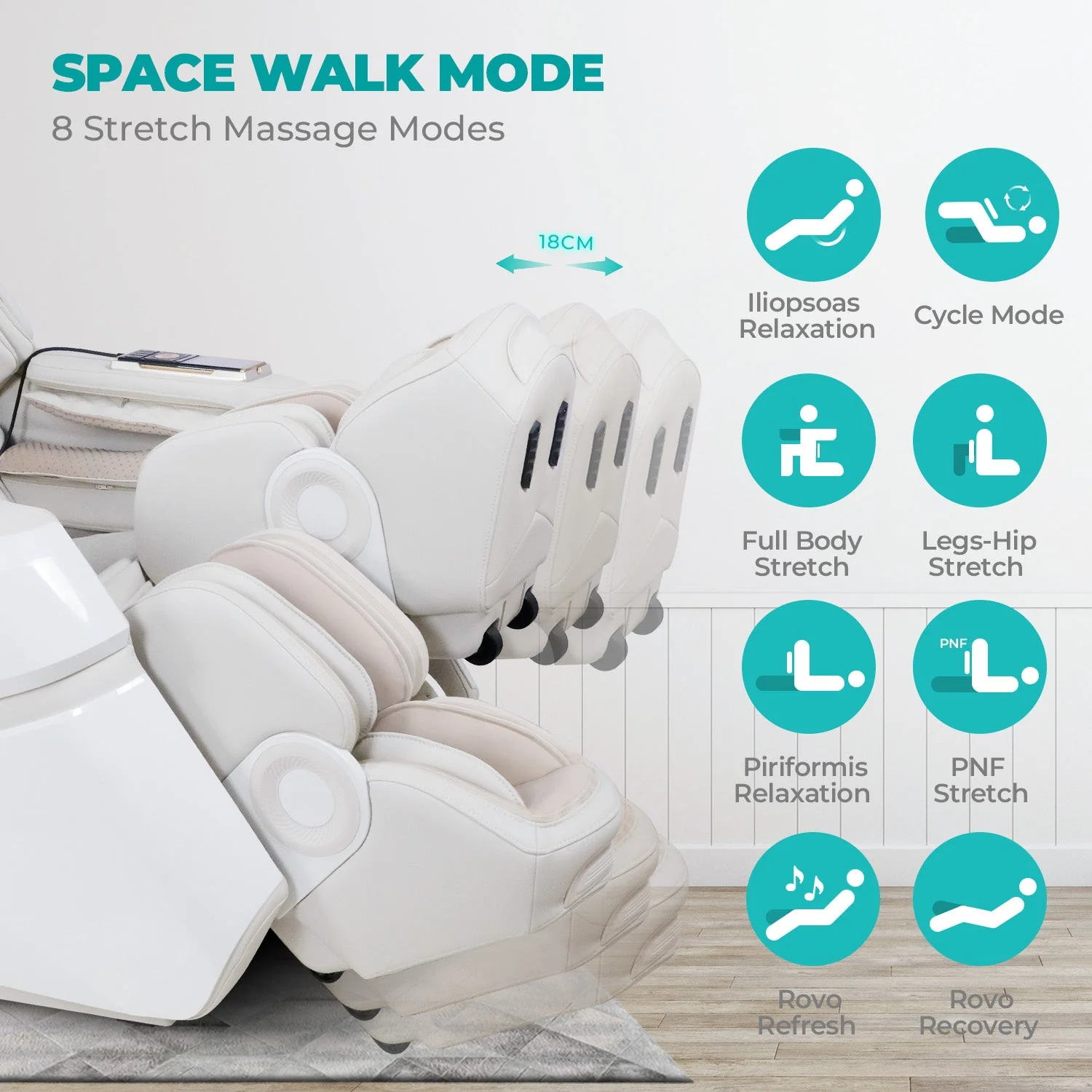 Poltrona massaggiante NAIPO Space Walk - Image 3